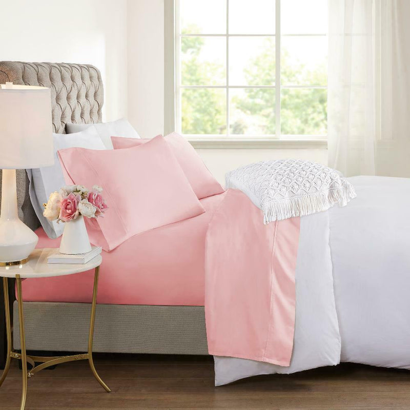 Bamboo Blend Sheet Set (Flat & Fitted Sheets Included) + FREE Pillowcases
