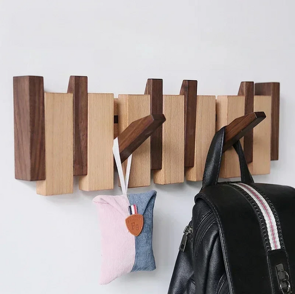 Wooden Piano Key Hooks