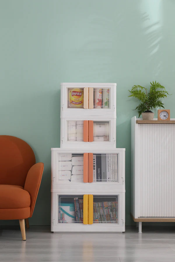 Stackable Box Ward Foldable & Stackable Storage Boxes – Everyday Living Australia