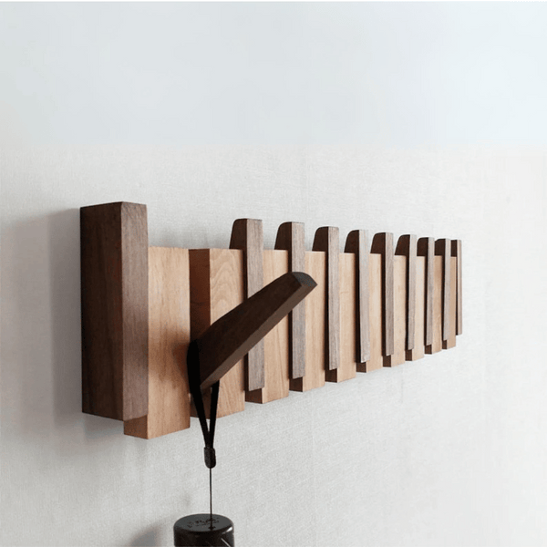 Wooden Piano Key Hooks